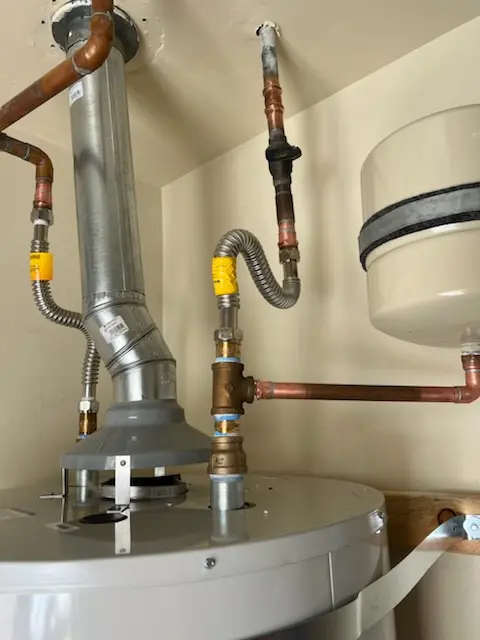 Water heater installation and plumbing repair in New Market