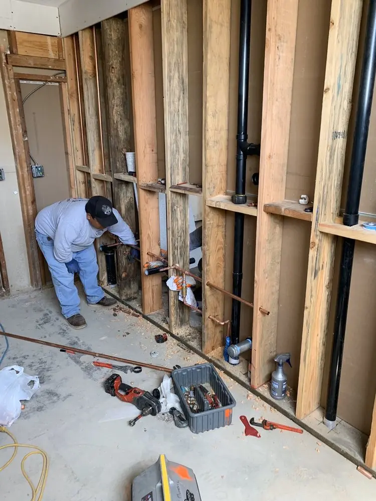 Commercial rough-in plumbing for Gas Line Repair in New Market